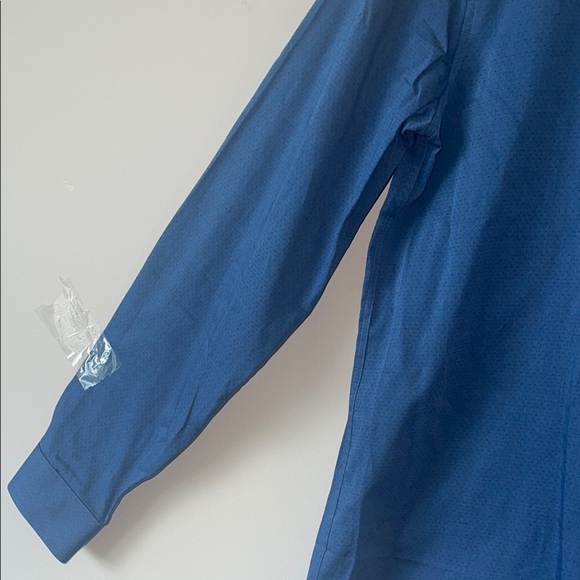 Calvin Klein Blue Casual Button Down Shirt - Picture 5 of 8